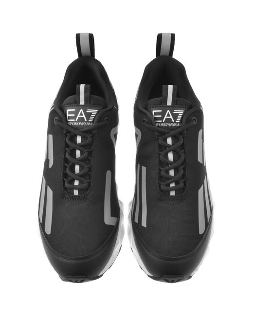 EA7 Black Emporio Armani Ultimate Trainers for men