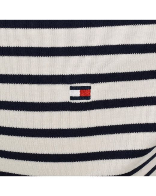 Tommy Hilfiger Blue Stripe Polo T Shirt for men