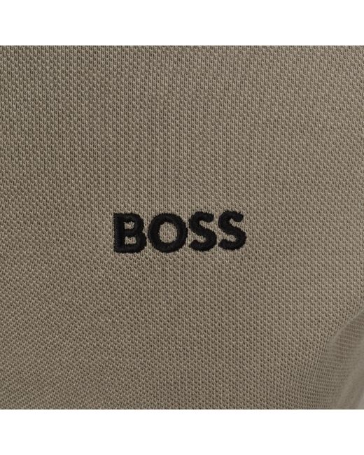 Boss Gray Boss Paddy Polo T Shirt for men