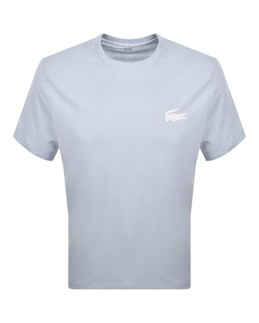 Lacoste Blue Loungewear Logo T Shirt for men