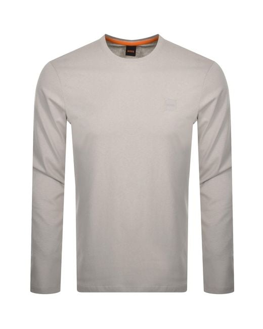 Boss Gray Boss Tacks T Shirt Light for men