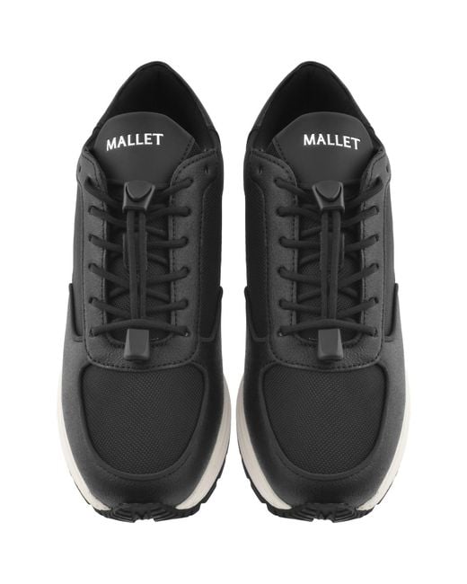 Mallet Black Popham Lite Trainers for men