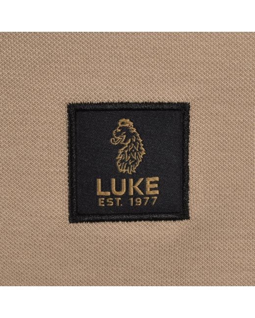 Luke 1977 Natural Saddleworth Polo T Shirt for men