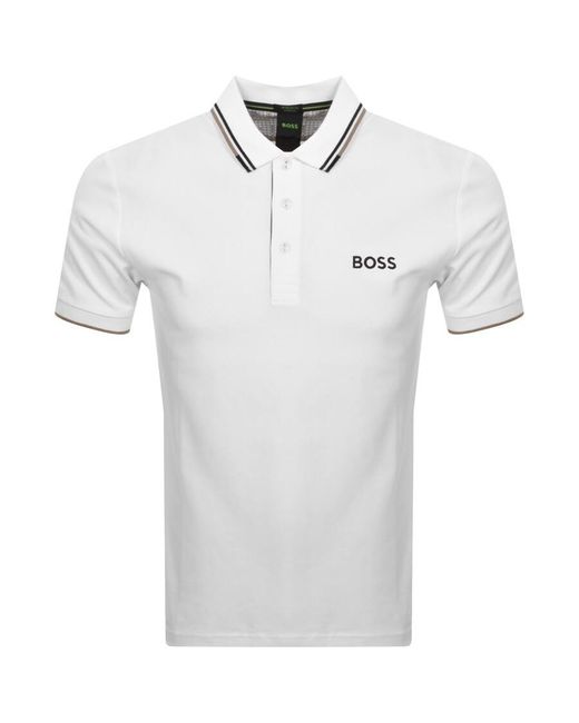 Boss Gray Boss Paddy Pro Polo T Shirt for men