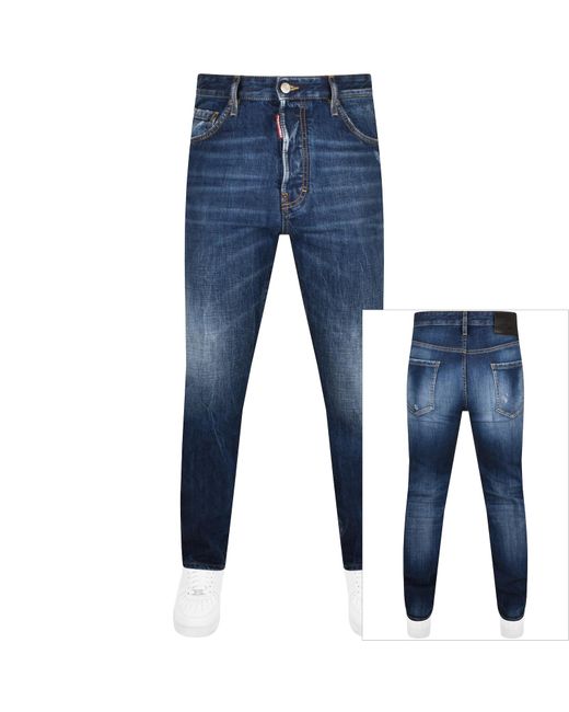 DSquared² Blue 642 Regular Fit Jeans for men