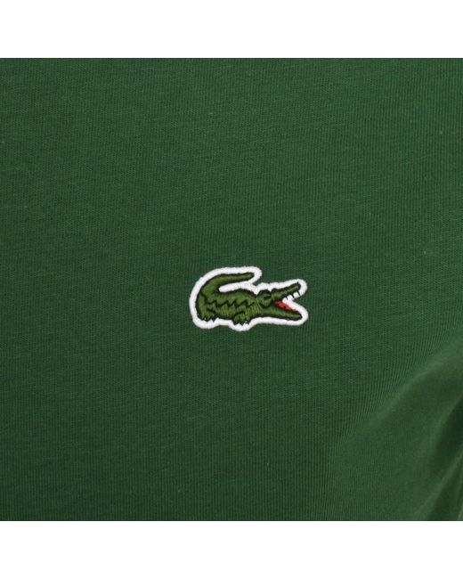 Lacoste Green Crew Neck T Shirt for men