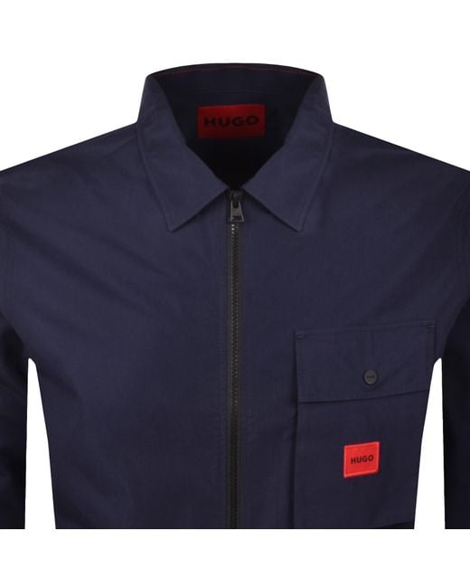 HUGO Blue Emmond Overshirt for men