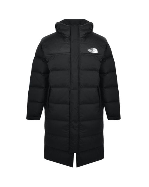 The North Face Black Nuptse Parka Jacket for men