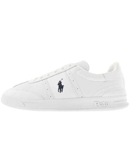 Ralph Lauren White Heritage Aera Trainers for men