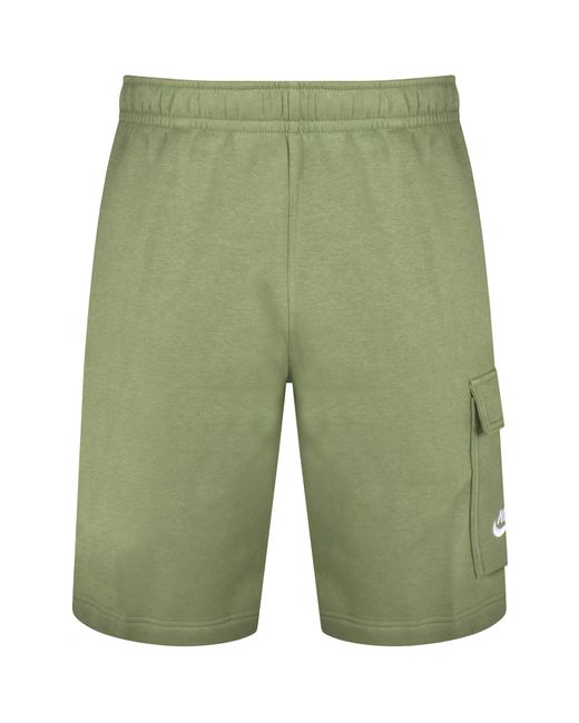 Nike Green Club Logo Cargo Shorts for men