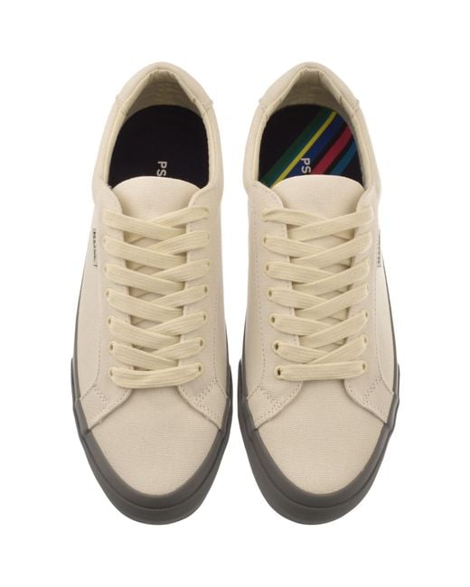 Paul Smith White Amos Trainers Off for men