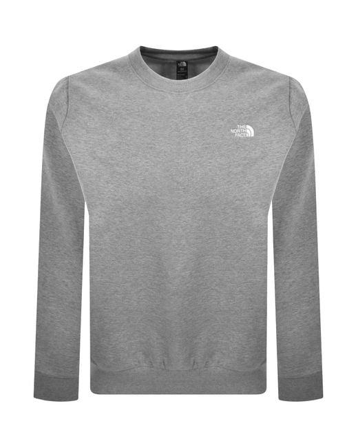 The North Face Gray Crew Neck Sweatshirt for men