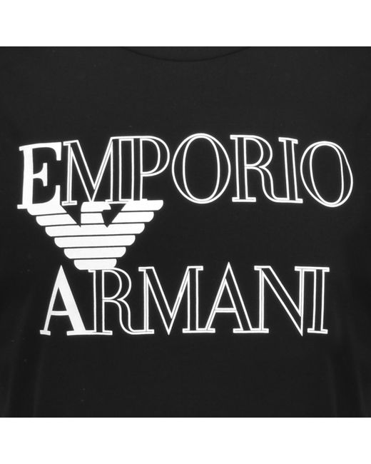 Armani Black Emporio Logo Vest for men