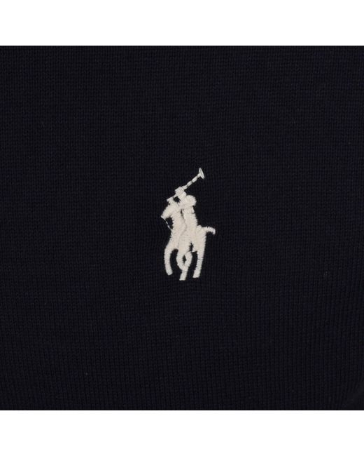 Ralph Lauren Blue Knit Polo T Shirt for men