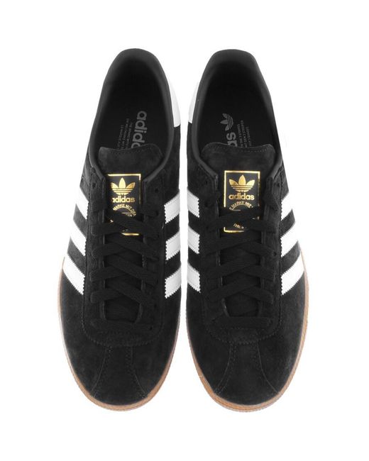 adidas black munchen trainers