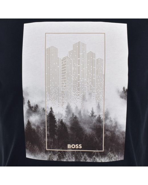 Boss Blue Boss Te Forest T Shirt for men