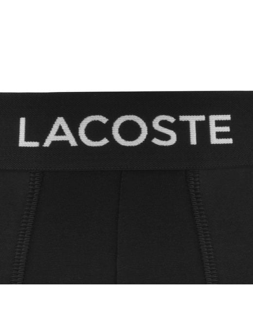 Lacoste Black 5 Pack Casual Trunks for men
