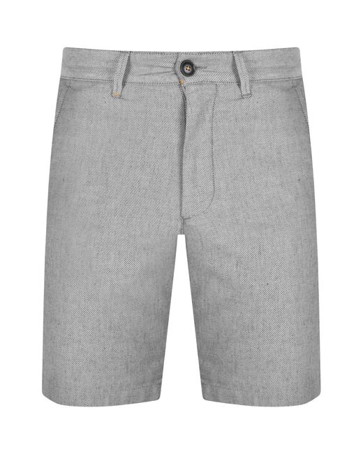 Boss Gray Boss Chino Slim Shorts for men