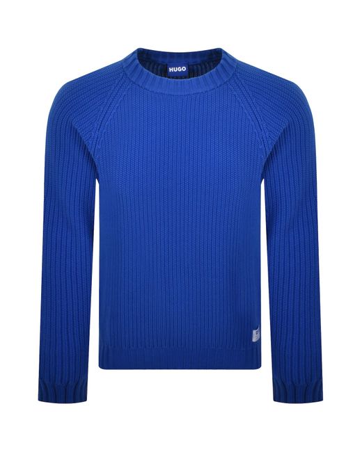 HUGO Blue Sonnee Jumper for men