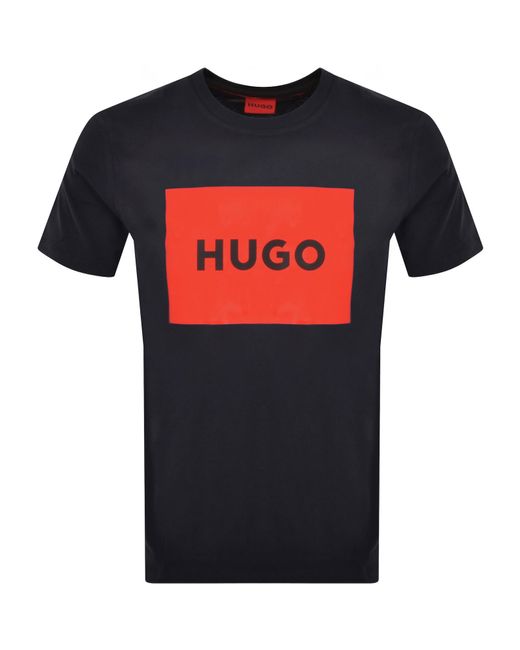 HUGO Orange Dulive Crew Neck T Shirt for men