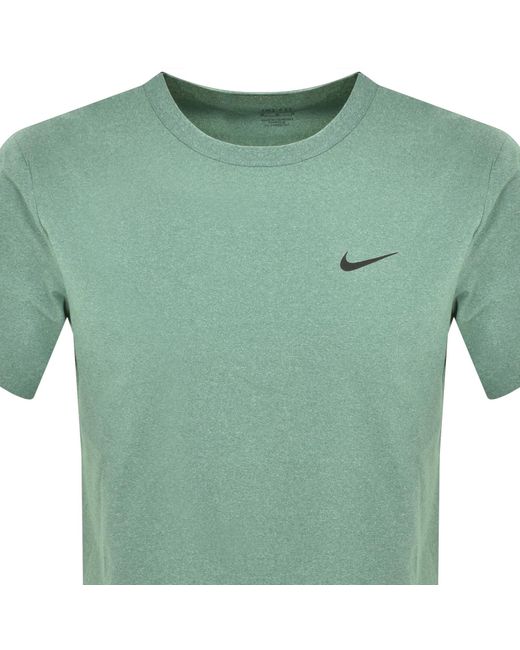 Nike Green Training Dri Fit Hyverse T Shirt for men