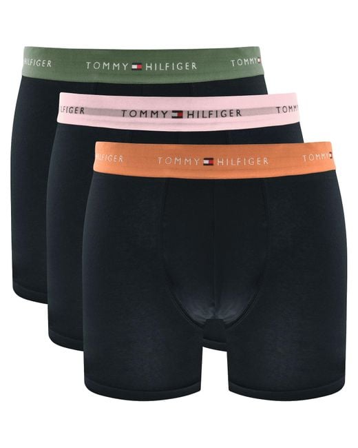 Tommy Hilfiger Black Underwear 3 Pack Boxers for men
