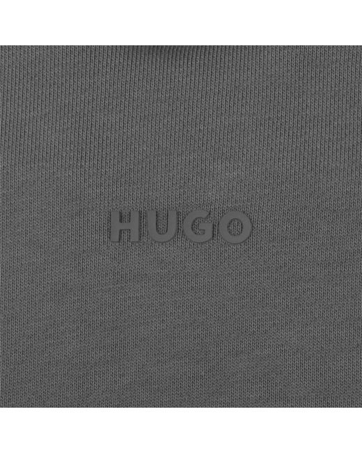 HUGO Gray Dapo Hoodie for men