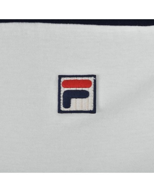 Fila Cotton Mivvi Polo T Shirt in White 