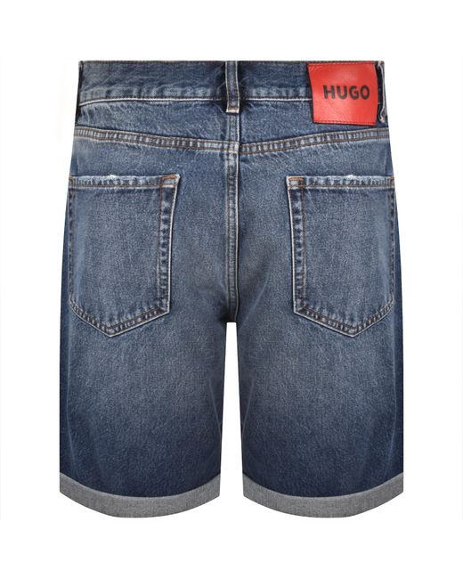 HUGO Blue 838 Denim Shorts for men
