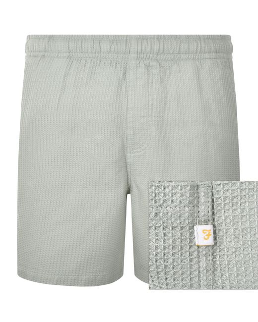 Farah Gray Farah Redwald Waffle Shorts for men
