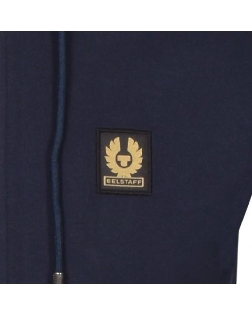 Belstaff Blue Full Zip Hoodie for men