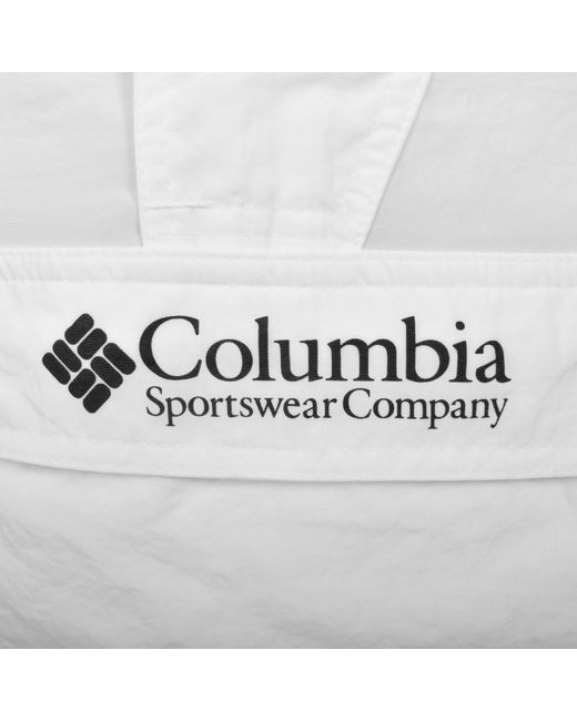 Columbia Black Windbreaker Anorak Jacket for men