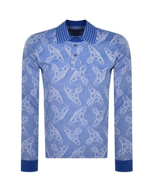 VIVIENNE WESTWOOD Long Sleeved Polo Shirt Van Mildert