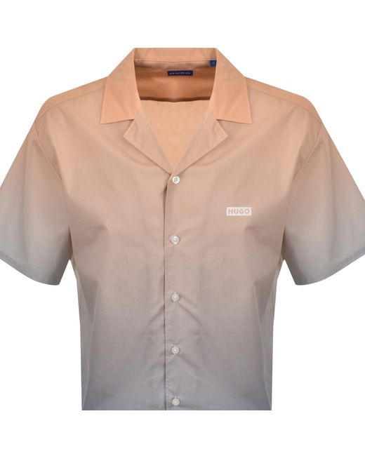HUGO Gray Gradient Shirt Pastel for men