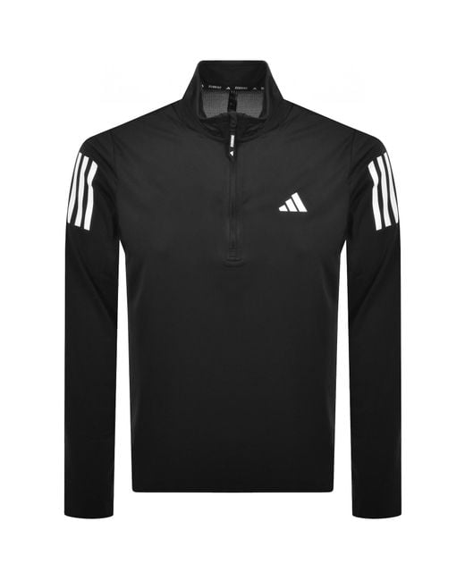 Adidas Black Own The Run Track Top for men