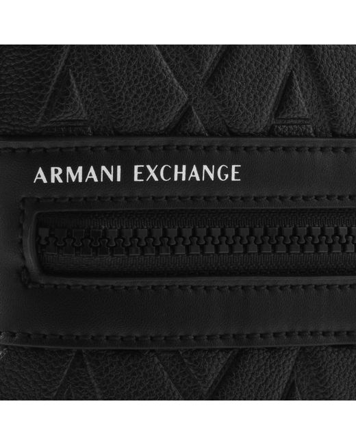 ARMANI EXCHANGE Black Messenger Bag for men