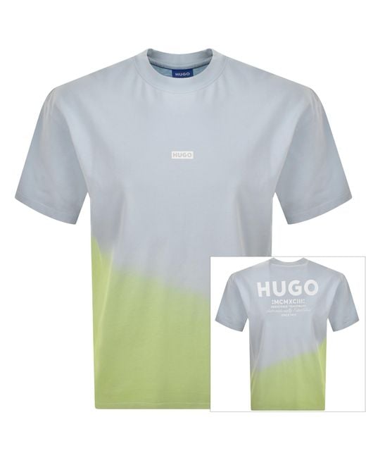 HUGO Blue Nalono T Shirt for men