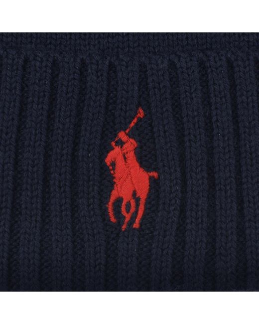 Ralph Lauren Beanie Hat in Blue for Men Lyst UK