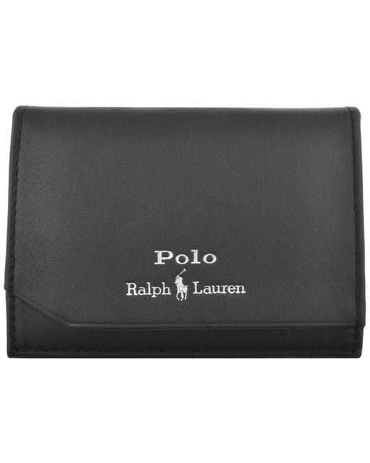 Ralph Lauren Black Slim Card Case for men