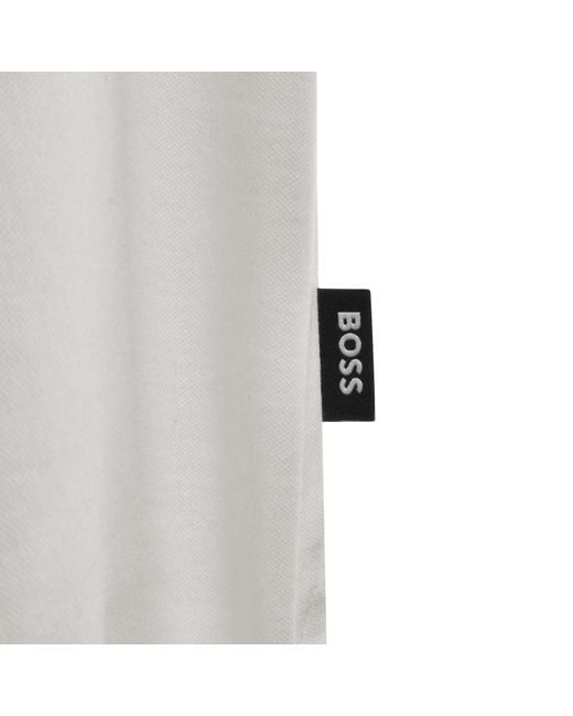 BOSS BUSINESS White Boss H Phillipson 202 Polo T Shirt for men