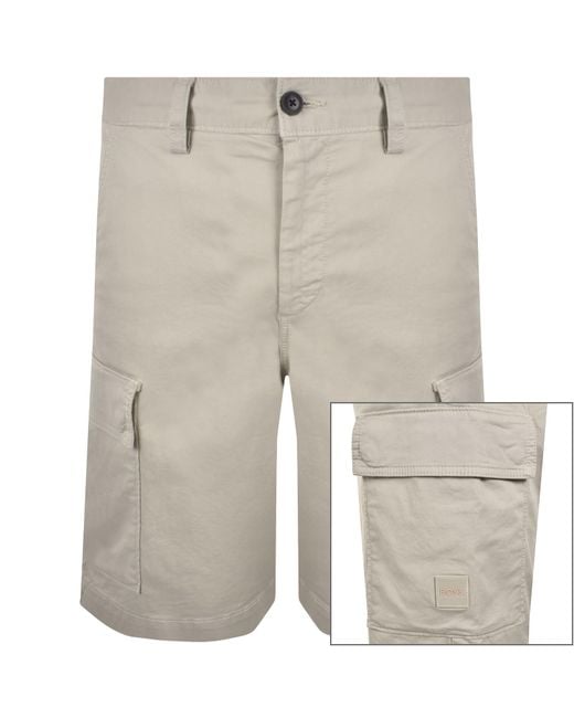 Boss Natural Boss Sisla Cargo Shorts for men