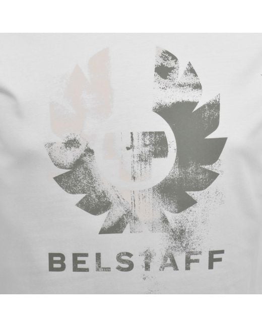 Belstaff Gray Blur T Shirt for men
