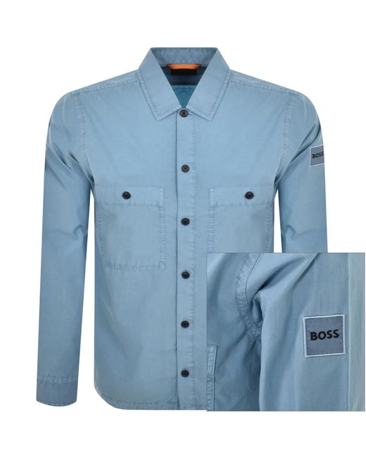 Boss Blue Boss Locky 1 Overshirt for men