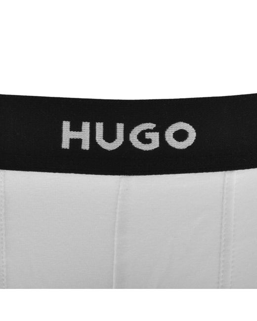 HUGO White 3 Pack Trunks for men
