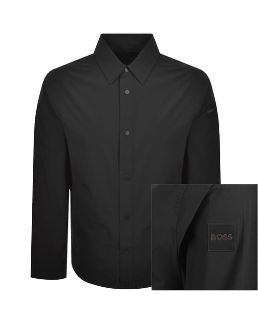 Boss Black Boss Leldon Long Sleeved Overshirt for men