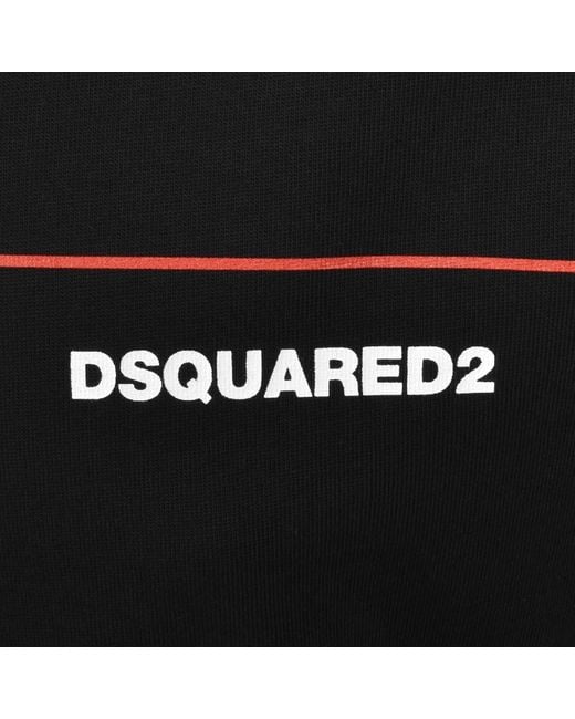DSquared² Black Loose Fit T Shirt for men