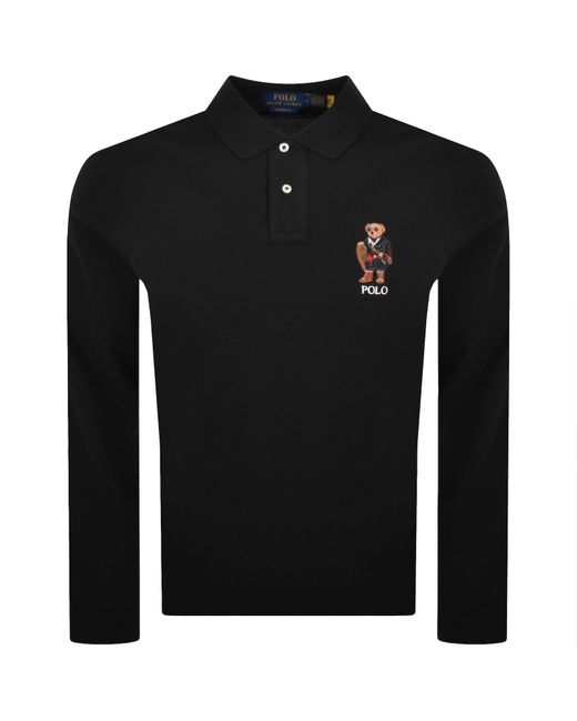 Ralph Lauren Black Bear Polo T Shirt for men