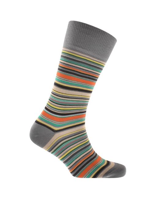 Paul Smith Black Gift Set 3 Pack Stripe Socks for men