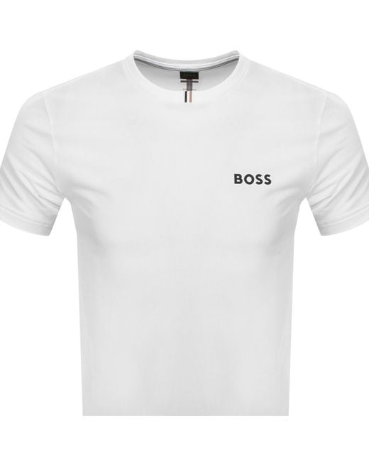Boss White Boss Toc Spin Training T Shirt for men