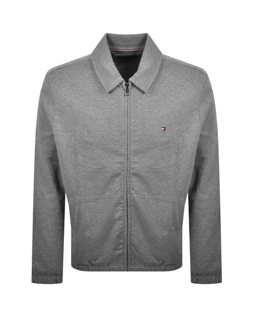 Tommy Hilfiger Gray Full Zip Sweatshirt for men